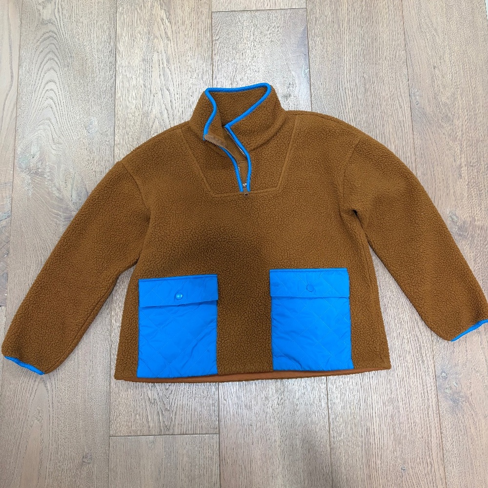 Madewell Sherpa Pullover Jacket
